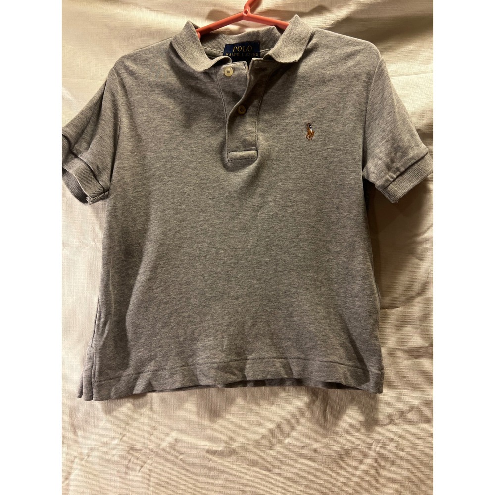 Polo Ralph Lauren Toddler Boys Gray Short Sleeve Polo Shirt Size 3/3T